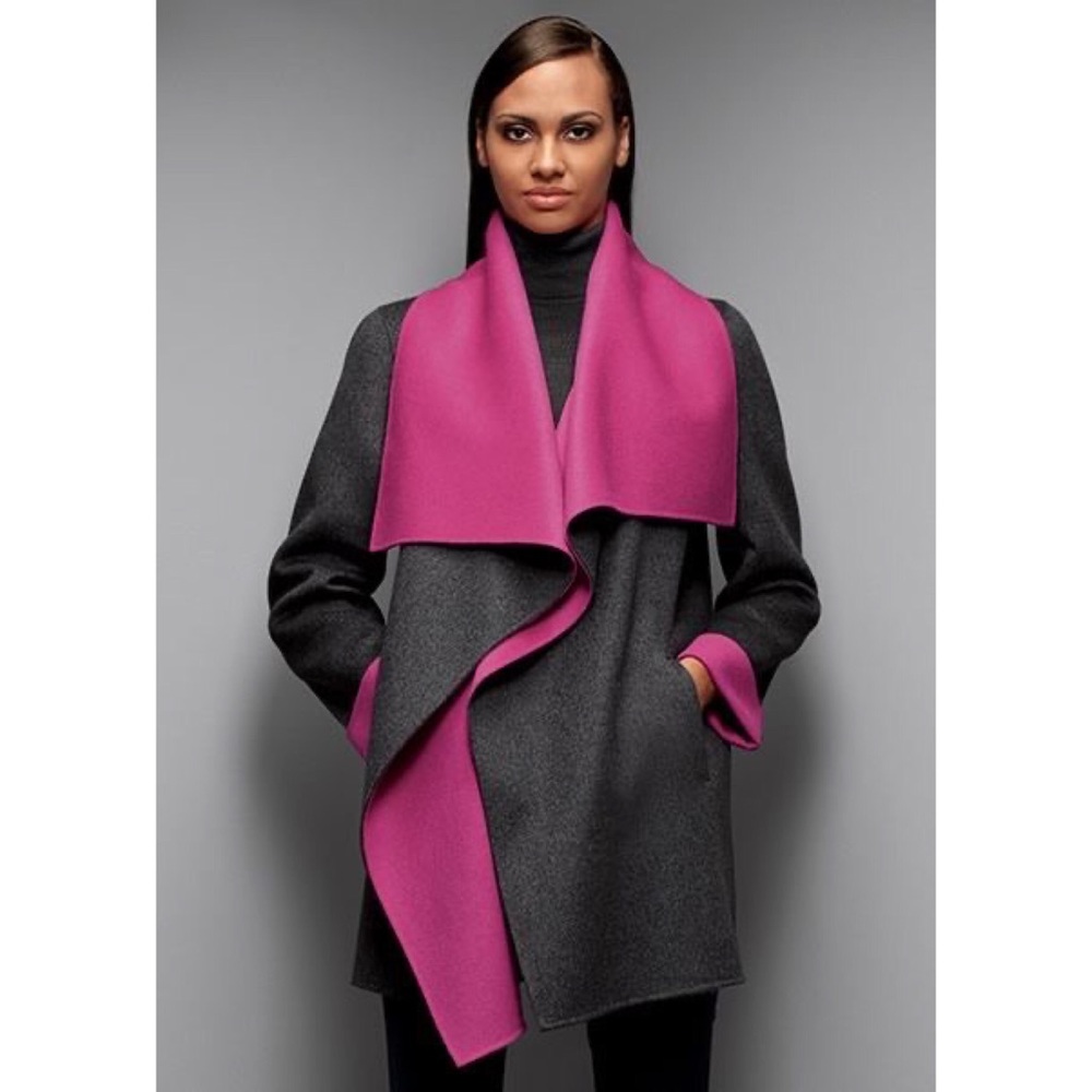 Lafayette 148 Two-Tone Double Faced Jacket